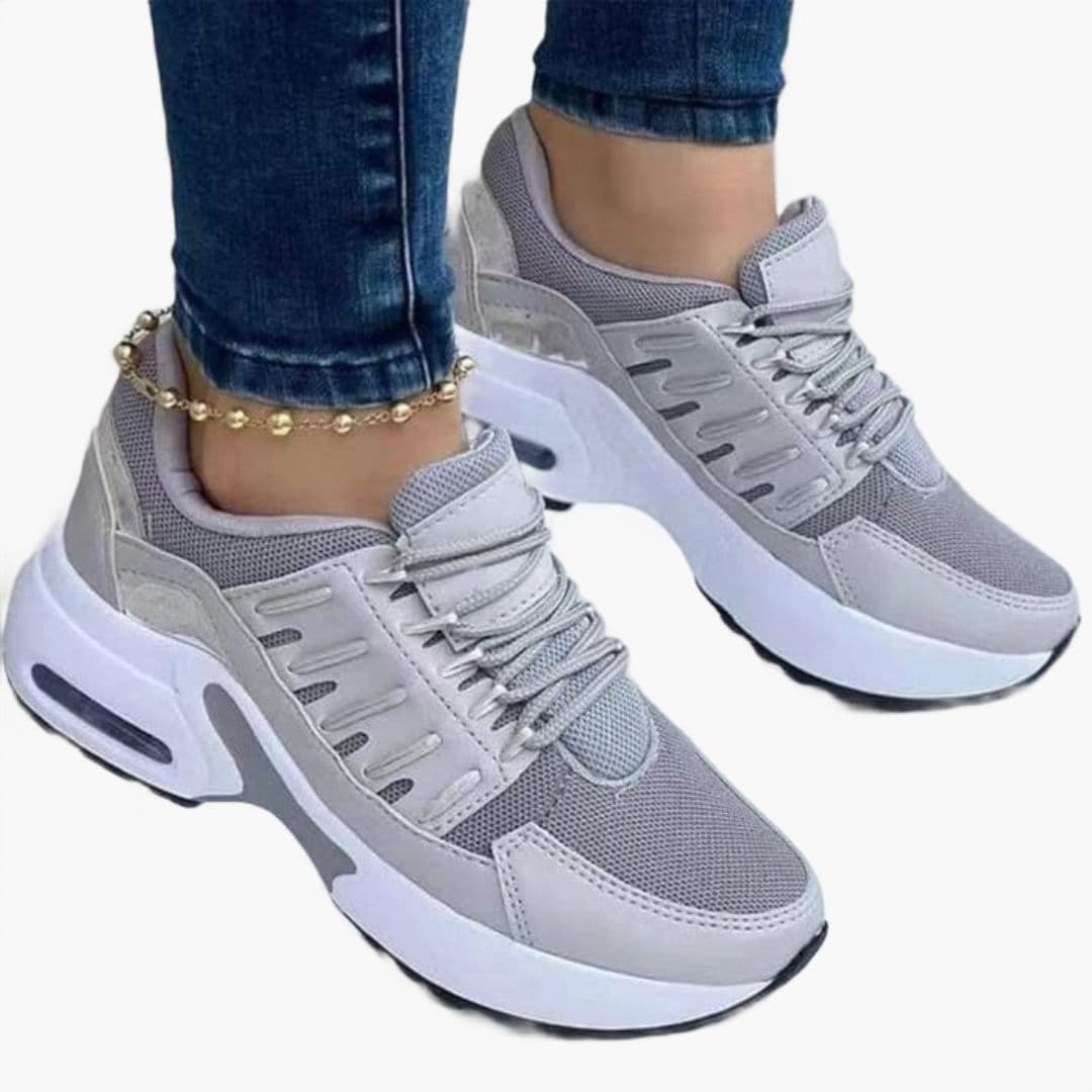 Damskie sneakersy z siateczką i amortyzowaną podeszwą