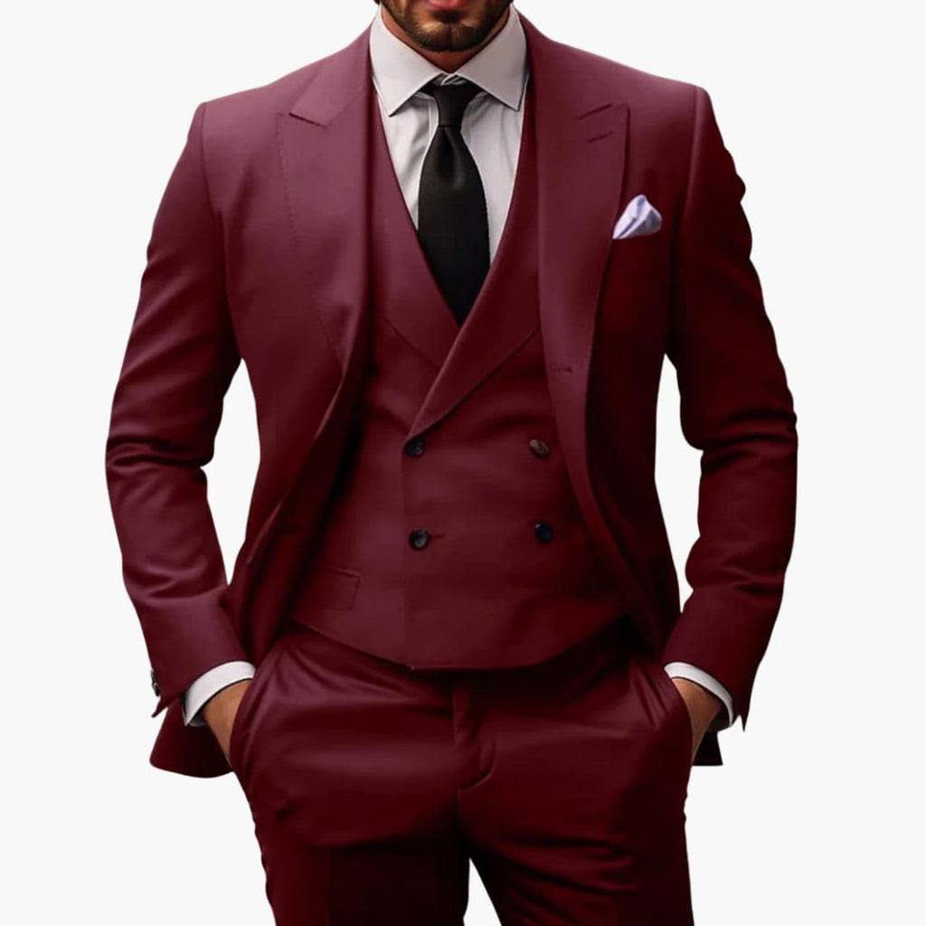 Garnitur męski trzyczęściowy z marynarka