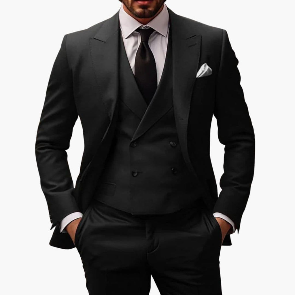 Garnitur męski trzyczęściowy z marynarka