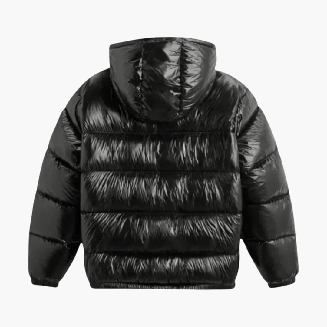 Męska pikowana kurtka z ociepleniem i zamkiem