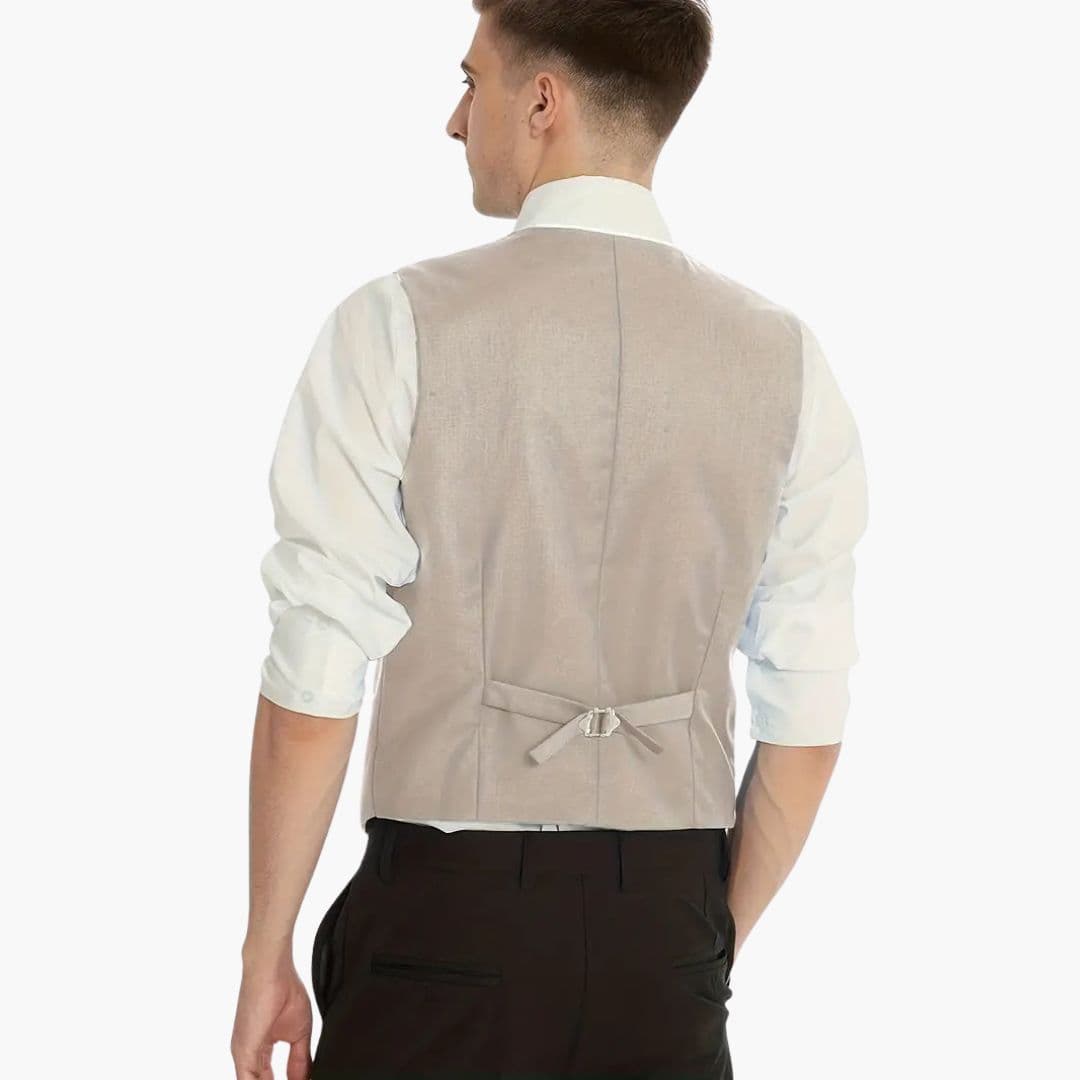 Męski zestaw garniturowy z marynarką i spodniami