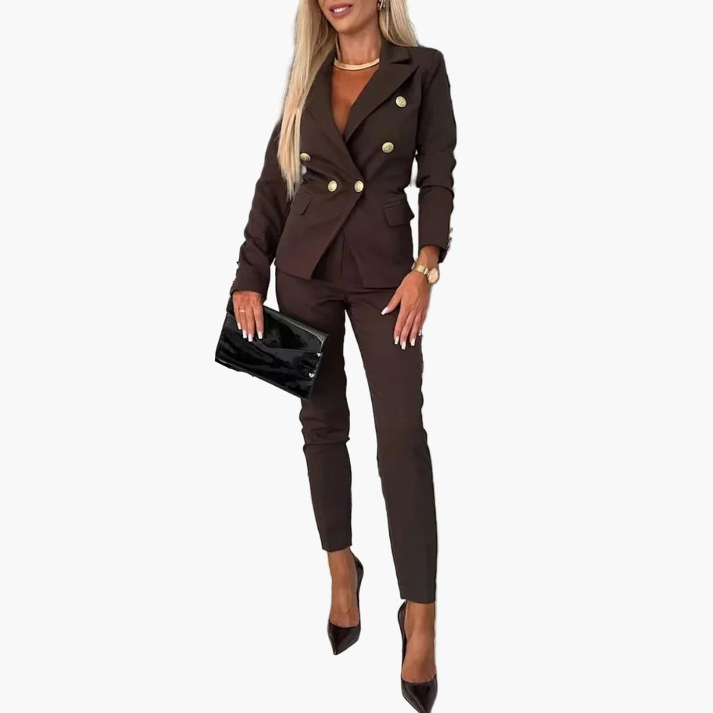 Zestaw Damski Z Kurtką I ZwężAnymi Spodniami