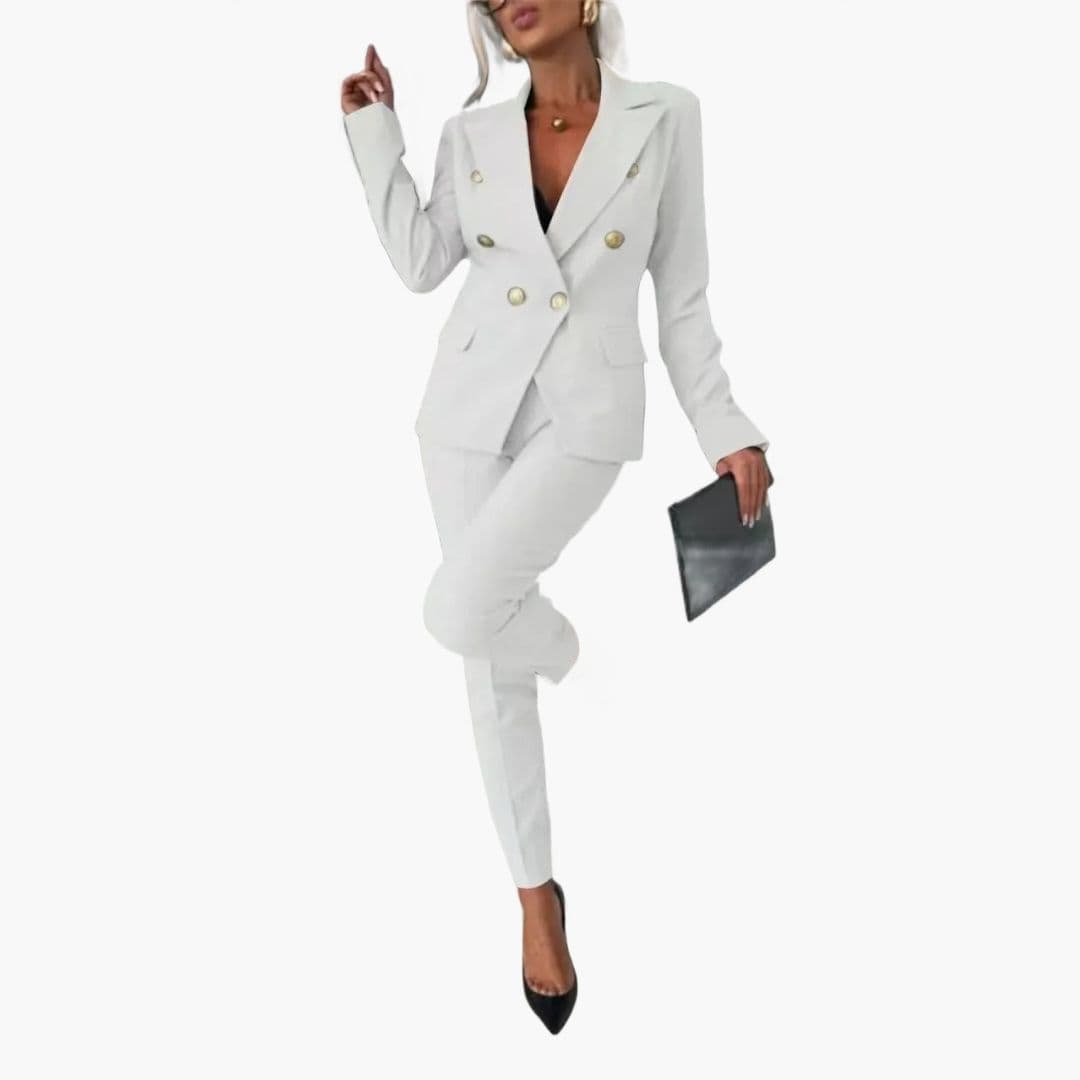 Zestaw Damski Z Kurtką I ZwężAnymi Spodniami