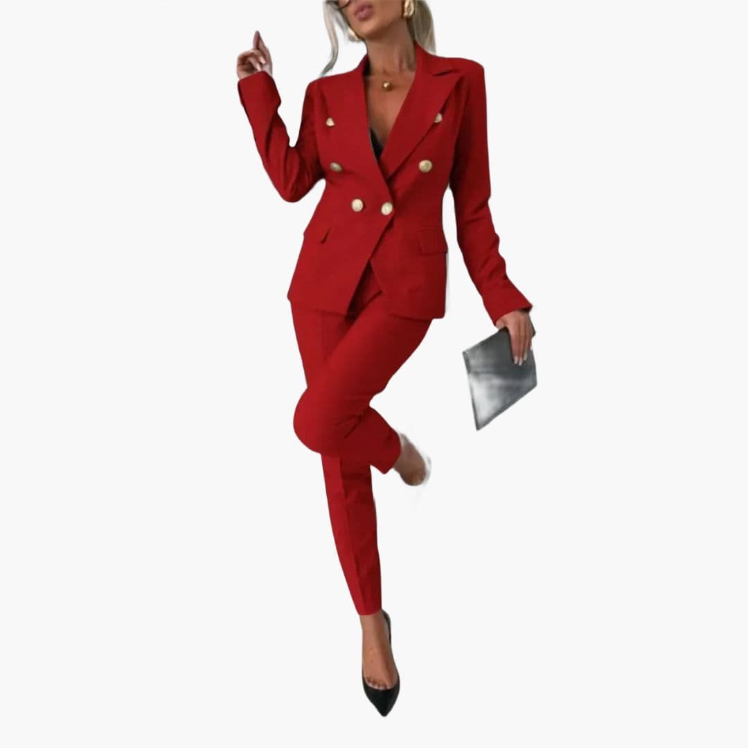 Zestaw Damski Z Kurtką I ZwężAnymi Spodniami