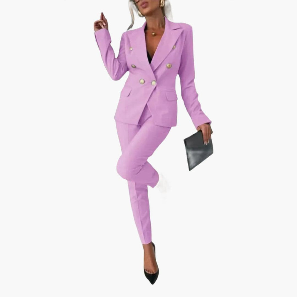 Zestaw Damski Z Kurtką I ZwężAnymi Spodniami